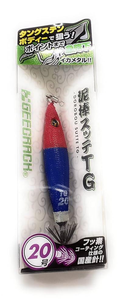 イカメタル　ジークラック　泥棒スッテTG20号 Amazon | ジークラック 泥棒スッテTG 20号 ＃070青／黄 | 格納式